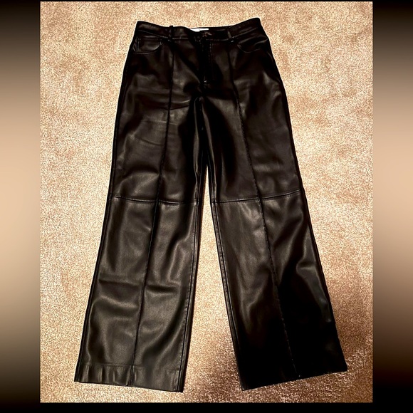 Faux leather Mango trousers - Picture 1 of 1
